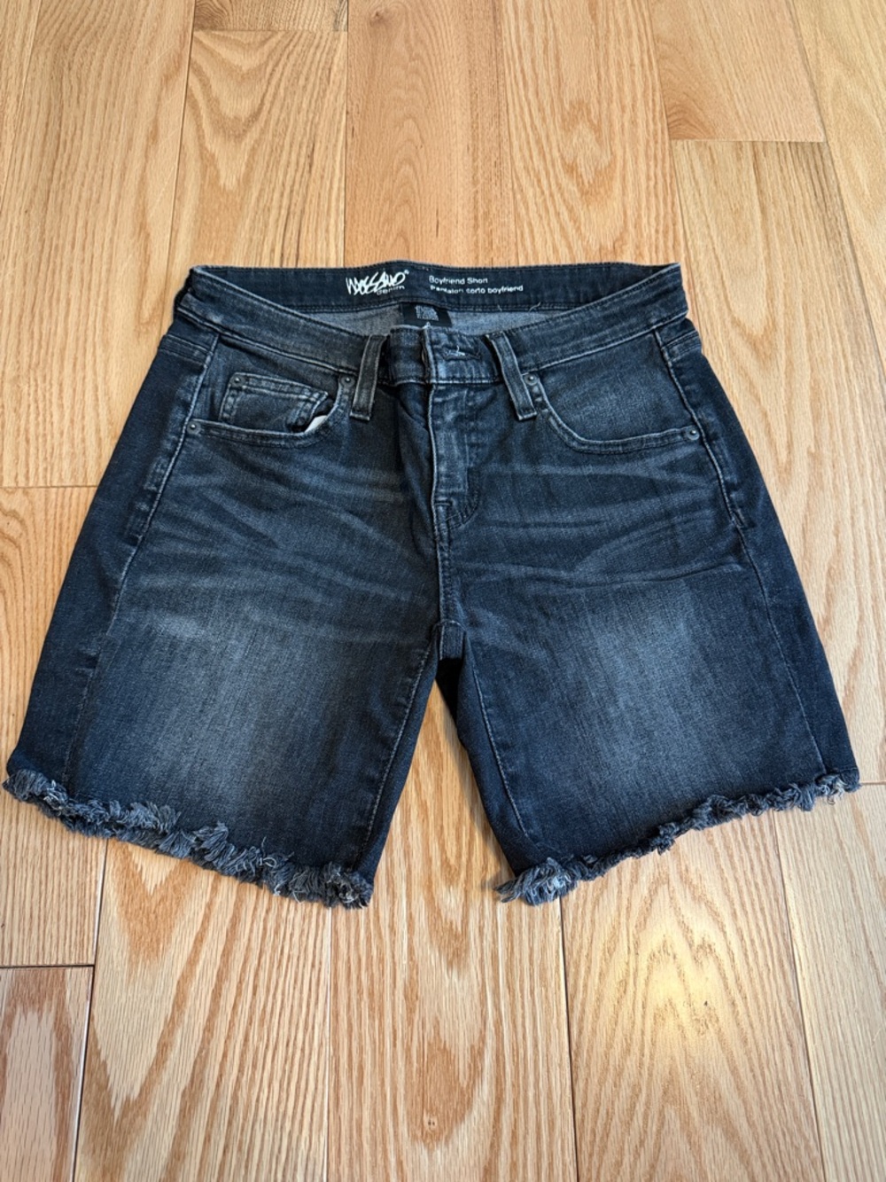 Target black Jean Boyfriend Short